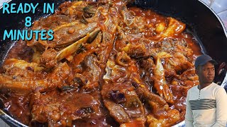 Delicious goat stew recipe using three ingredients only😋😋 Goat stew recipe