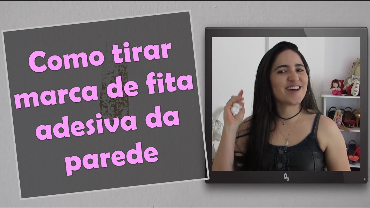 Como tirar marca de fita adesiva da parede - YouTube