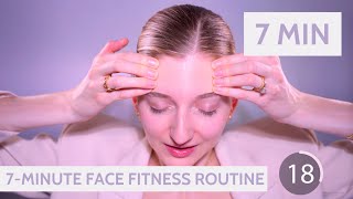 7Minute Face Fitness Routine | Face Fitness, Facial Fitness, Facial Yoga