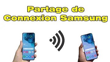 Comment faire de la partage de connexion avec un Samsung ?