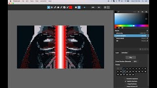 Pixelmash How-To: Animated Darth Vader and Lightsaber screenshot 4