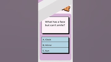 What has a face but can