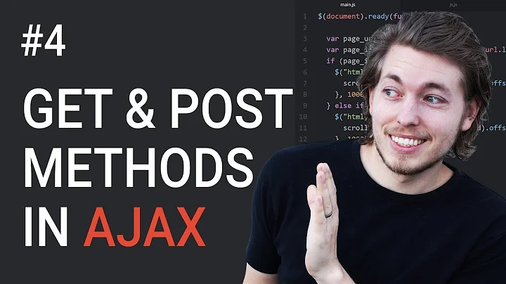 4: How to use get and post methods in jQuery AJAX - Learn AJAX programming