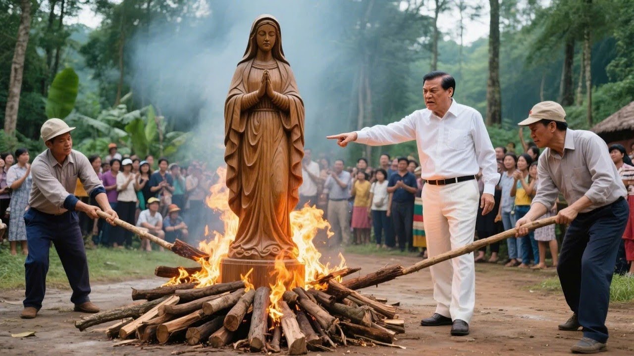 Berani Membakar Patung Bunda Maria, 3 Hari Kemudian Vila Mewahnya Hangus!