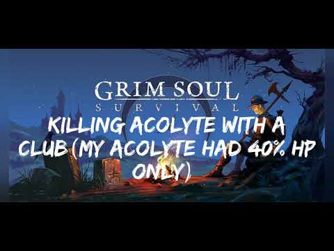 Grim Soul: Killing acolyte with a club
