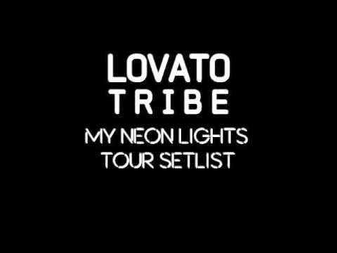the neon lights tour setlist