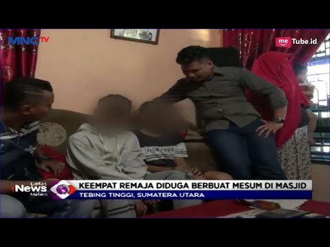 Diduga Berbuat Mesum di Area Masjid, 4 Remaja di Tebingtinggi Diamankan Warga - LIM 02/04