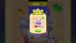 bubble shooter kitty 😸 2019 game 💗level 26-40🎉🐱😻😽 screenshot 3