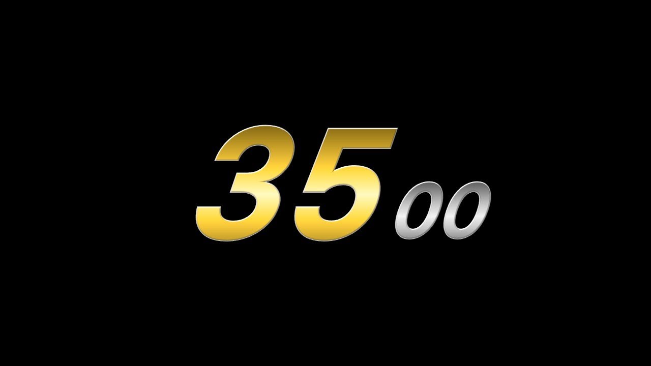 35 Minute Timer - Gold & Silver