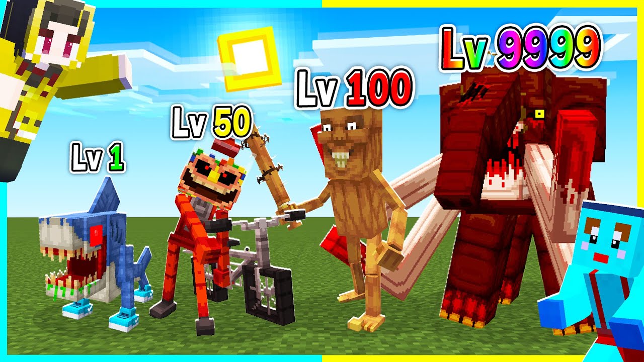 マイクラでゾンビ化したAIモンスターを進化させ続けた結果【まいくら / マインクラフト】