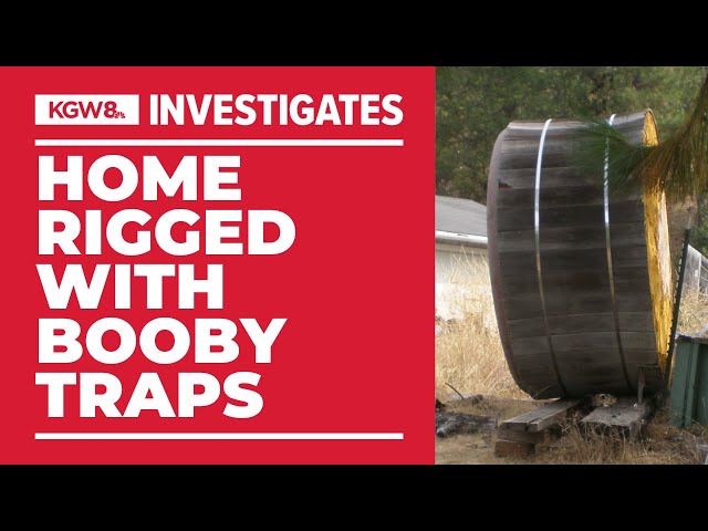 Oregon home rigged with booby traps, tripwires and spike strips 