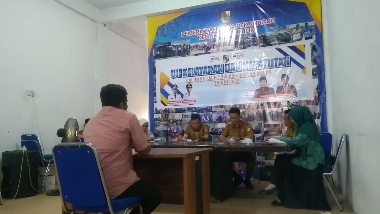 Uji Kelayakan dan Kepatutan Calon RT - RW Kecamatan Kulim Tahun 2026