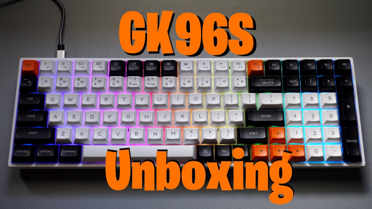 Epomaker GK96S Unboxing Gateron Brown Switches Hotswappable