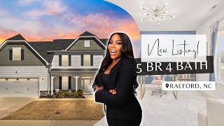 Homes for Sale in Raeford NC | 435 Bridgehaven Dr | 5 Bedrooms Plus a Media Room | 4 Bathrooms