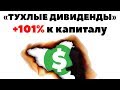 Доходность тухляк: инвестиции на 20 000$. Маленькие дивиденды и инвестиции в акции США