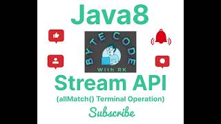 allMatch() | Terminal Operations | Stream API | Java8 | Core Java | Java Programming | Part 6