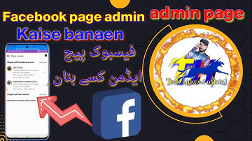 Facebook page admin Kaise banaen:facebook page mein admin kaise banaye : add admin on facebook page