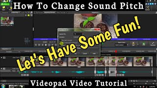 How To Change Sound Pitch: VideoPad Video Editor Tutorial