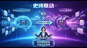 一次研究,永久调用！NotebookLM×Gemini重新定义AI知识工作流|打造你的AI知识脑库