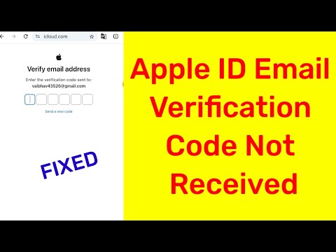 Fix Apple id email verification code not received Problem