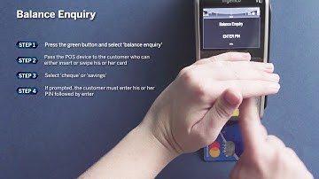 AutoLink Ingenico Device: How to do a Balance Enquiry