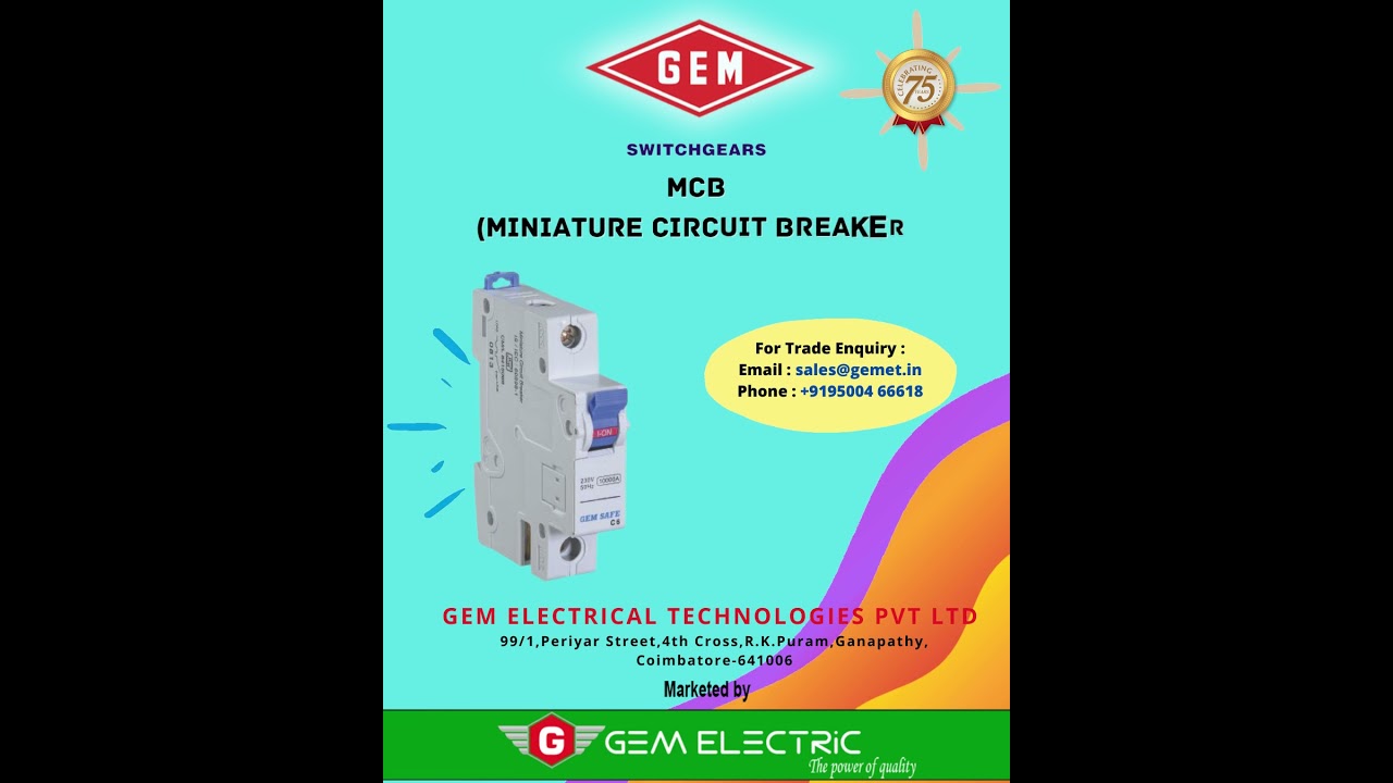 GEM : MCB (Miniature Circuit Breaker)