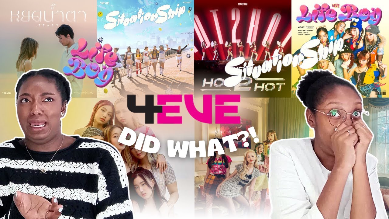 🔥LATINS 1st Time reacting to 4EVE's Hot2Hot 🥵 +Situationship + Tears + Life Boy (4EVE 2nd Episode)🤯