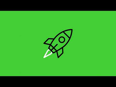 Rocket Animated Icons on Green Screen Background by @pixxeledge | HD | FREE DOWNLOAD