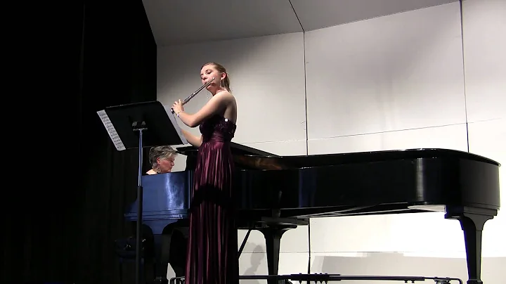 Sammie's Junior recital May 4, 2014- Duo for flute...
