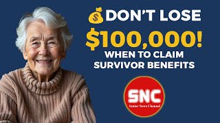 💰 Widows: Don’t Lose $100,000! When to Claim Survivor Benefits for MAXIMUM Paycheck 🚨