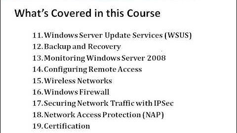 Windows 2008 Network Infrastructure - 1