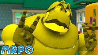 cant stop dancing to the music arpo the robot funny kids cartoons kids tv full episodes