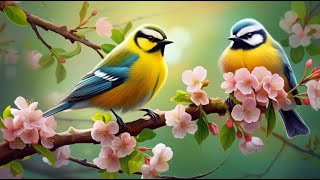 Music relieves stress, prevents anxiety and depression • Beautiful birds sing in the forest #4
