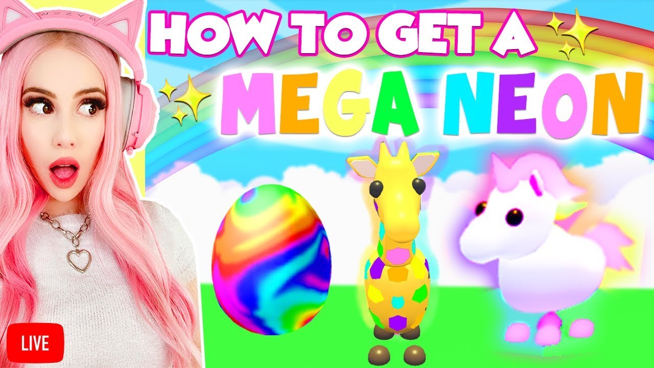 🔴 How To Get A Mega Neon Pet In Adopt Me Roblox Adopt Me Update