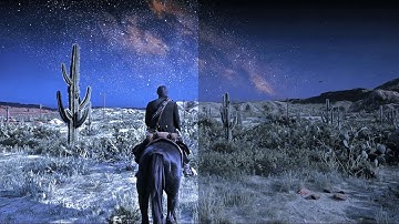REALISTIC GRAPHICS MOD COMPARISON RDR2 MAX SETTINGS WIDESCREEN 21:9 [4K60FPS]