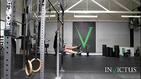 L-Hang Flutter Kicks from Bar | CrossFit Invictus Gymnastics