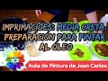 IMPRIMACIONES  MEDIA CRETA  PREPARACIÓN PARA PINTAR AL ÓLEO