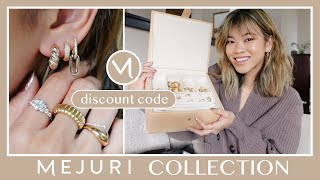 My entire Mejuri Jewelry collection - every single piece w/ closeups 🤩 14k gold, diamonds, vermeil