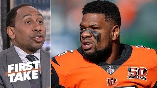 Stephen a. smith says vontaze burfict's release from the cincinnati
bengals sets up a "perfect" opportunity for jon gruden and oakland
raiders to swoop i...