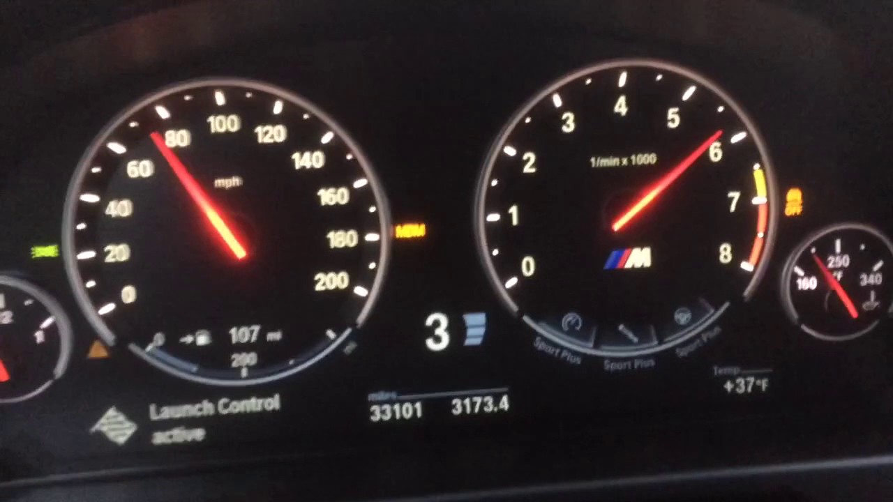 2016 BMW X6m launch control - YouTube