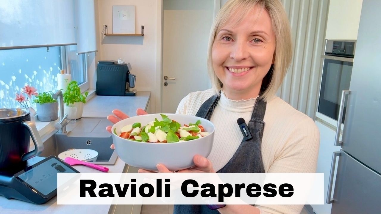 🍅🧀 Blitzschnelle RAVIOLI CAPRESE - so holst du den SOMMER nach Hause ☀️ - Thermomix® TM5/TM6/TM7