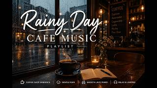 [ PLAYLIST CAFE MUSIC ] rainy day playlist rainy cafe piano jazz screenshot 4