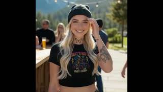 Women&#39;s That&#39;s Hot Y2K Crop Tee #braap #automobile #lifeisbutadream
