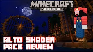 Alto Shader Pack Review - Minecraft Pocket Edition - iPhone 7 Gameplay