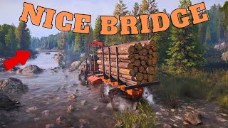 Drilling Station Bridge Is In Need of Repair SNowRunner New Season 10 Update/DLC Gameplay