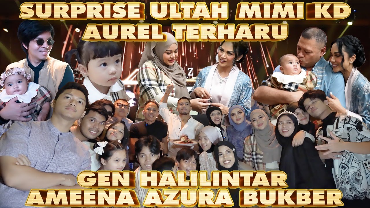 SURPRISE ULTAH MIMI KD AUREL TERHARU BERKACA-KACA!! Ameena Azura kasi kado