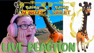 NEW POKEMON TRAILER LIVE REACTION | Pokémon Scarlet and Pokémon Violet Reveal! |