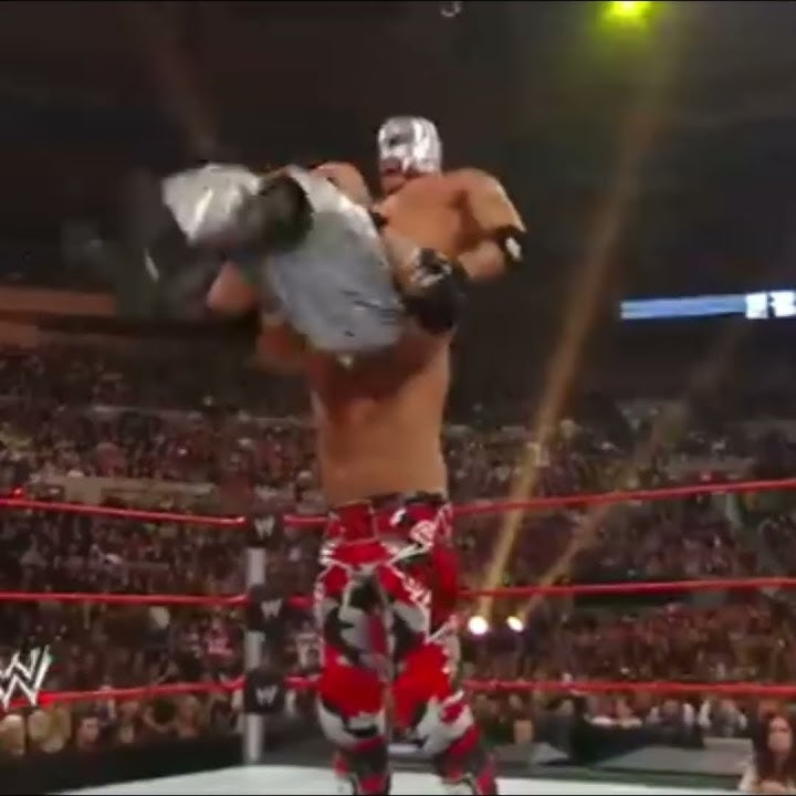 Rey Mysterio challenges 🥶 #wrestling #wwe