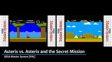 Asterix 🆚 Asterix and the Secret Mission [EU] & Info | Master System | Keine Emulation