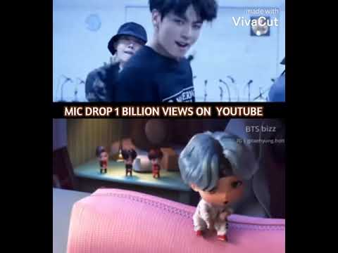 MIC DROP 1 BILLION VIEWS ON YOUTUBE 🥳tinytan V/S BTS mic drop